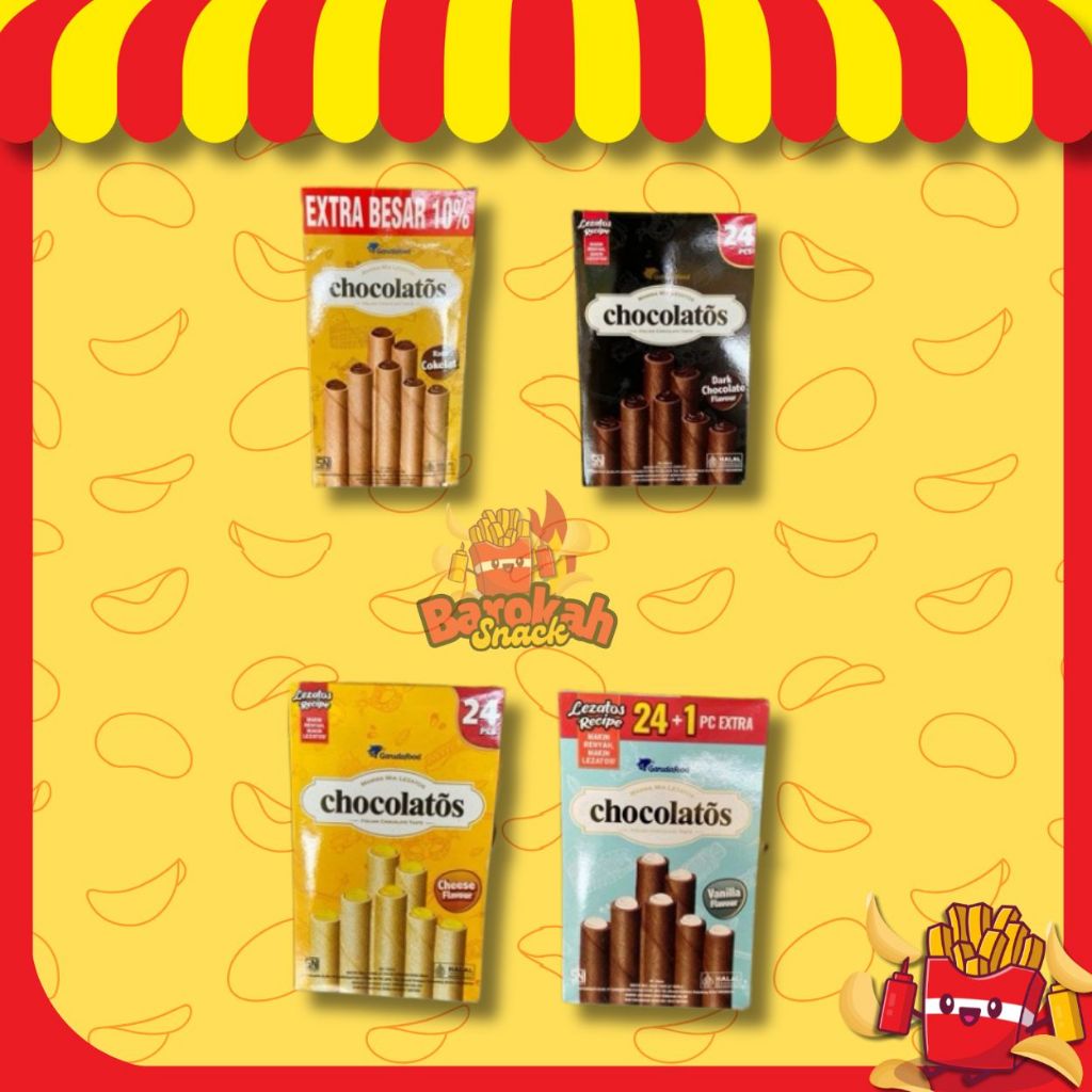 

CHOCOLATOS WAFER ROLL GARUDA / Jajan viral / Jajan Lebaran / Snack Jadul