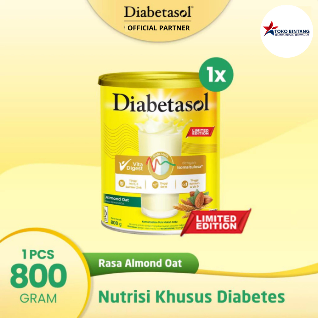 

Diabetasol 800gr - Almond Oat
