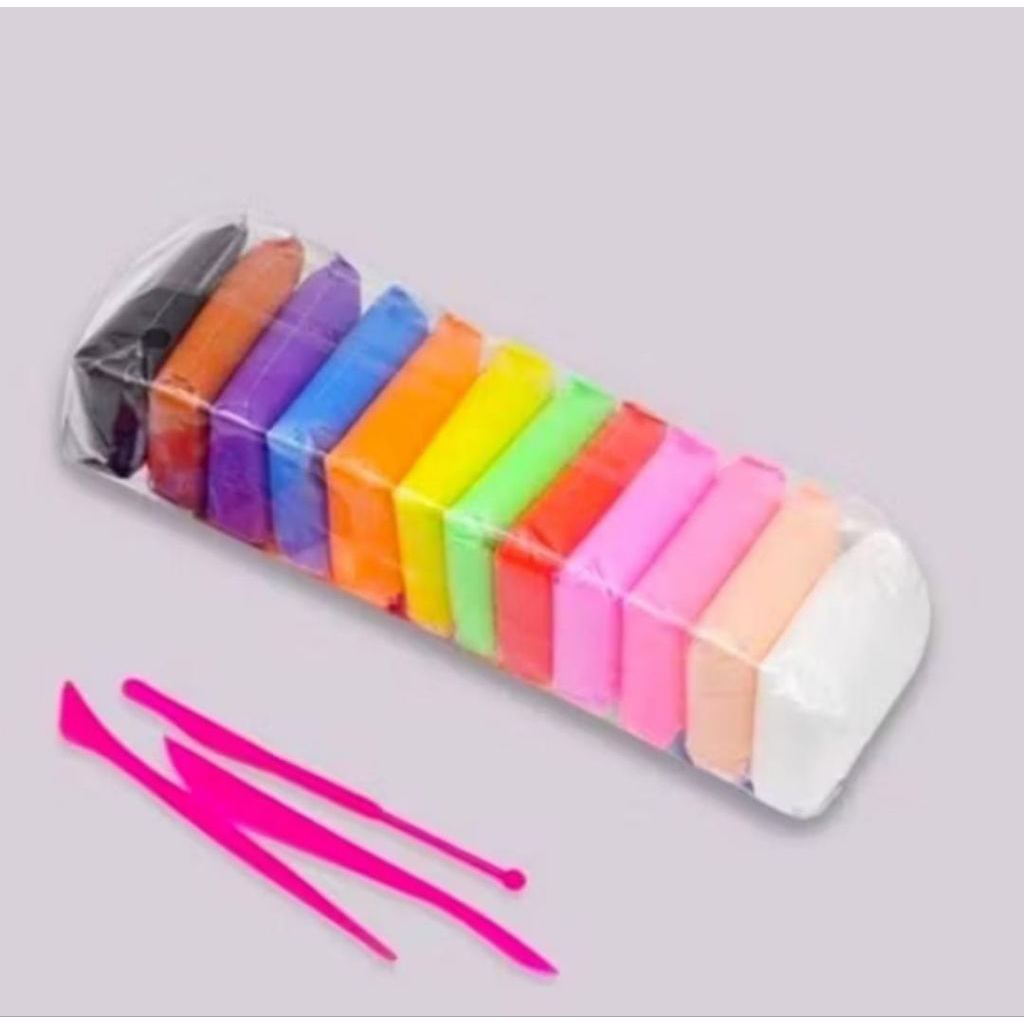 GROSIR/CLAY MAINAN ANAK MAINAN LILIN Harga Untuk 1 Lusin(12Pcs)