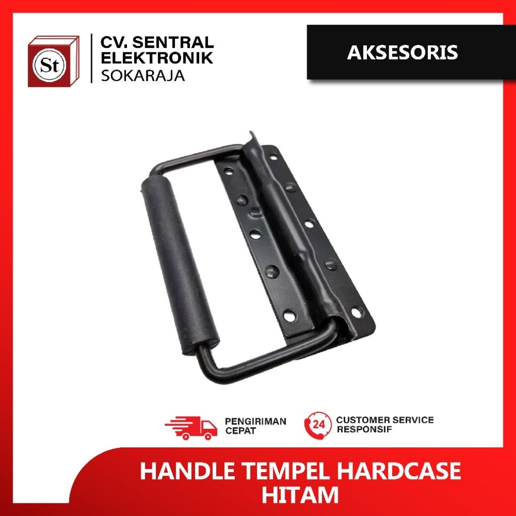 HANDLE TEMPEL HARDCASE HITAM