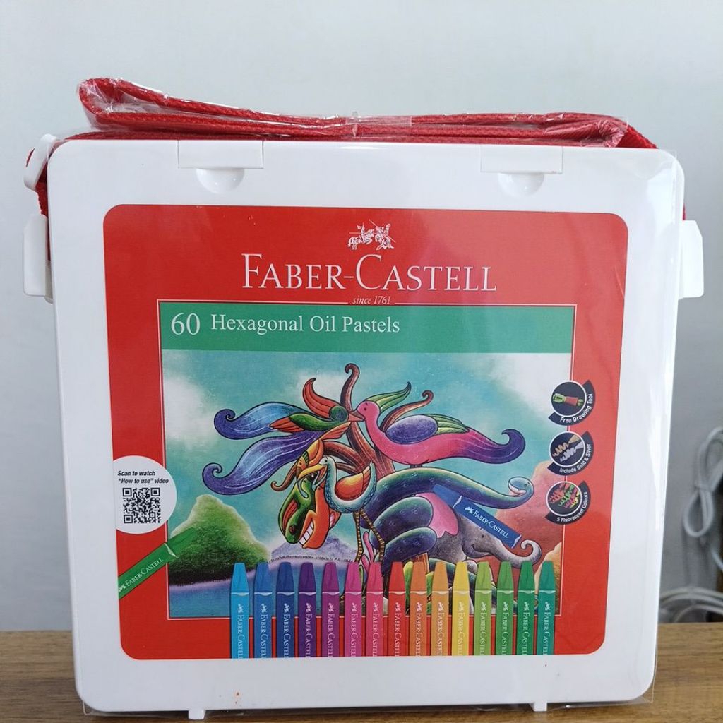 

FABER CASTELL 60 HEXAGONAL OIL PASTELS
