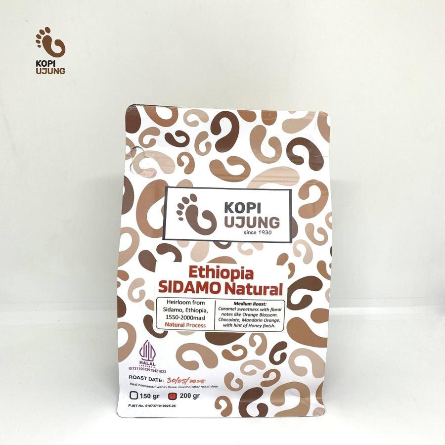

Kopi Ujung Arabica Ethiopia sidamo Natural 200 Gr