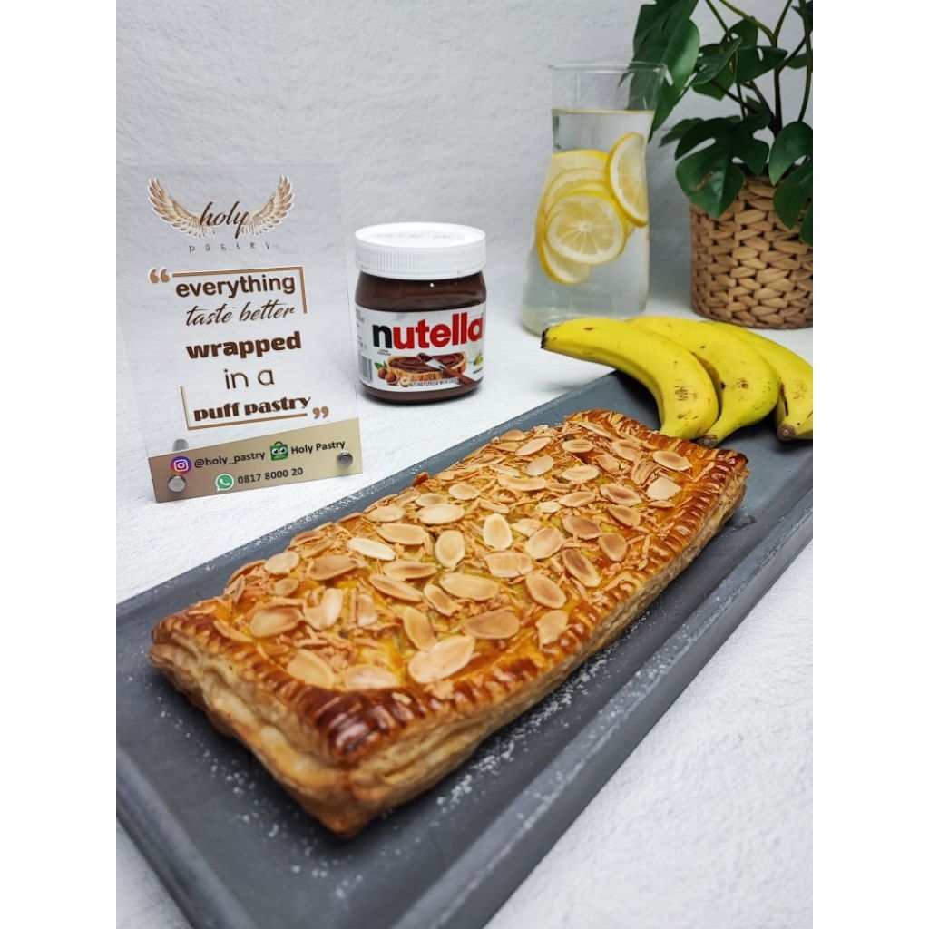 

Nutella Cheese Banana puff (cokelat nutella,keju dan pisang)