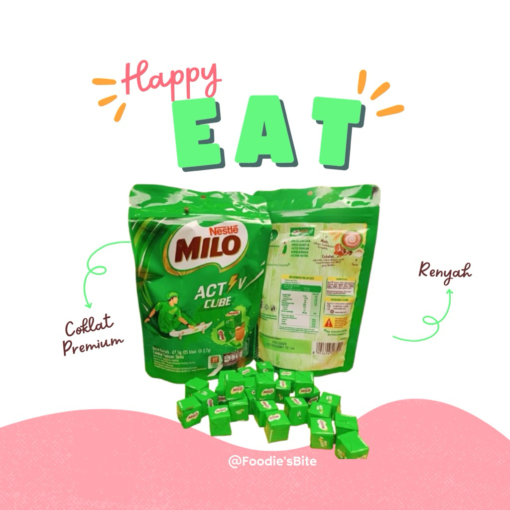 

MILO ACTIV CUBE NESTLE isi 25 cube