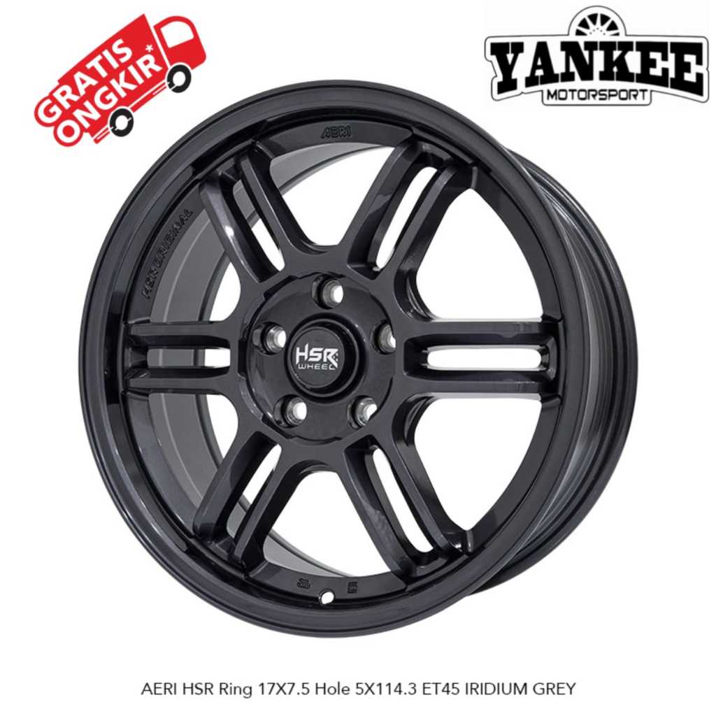 velg mobil HSR aeri r17 untuk innova,xpander,ertiga