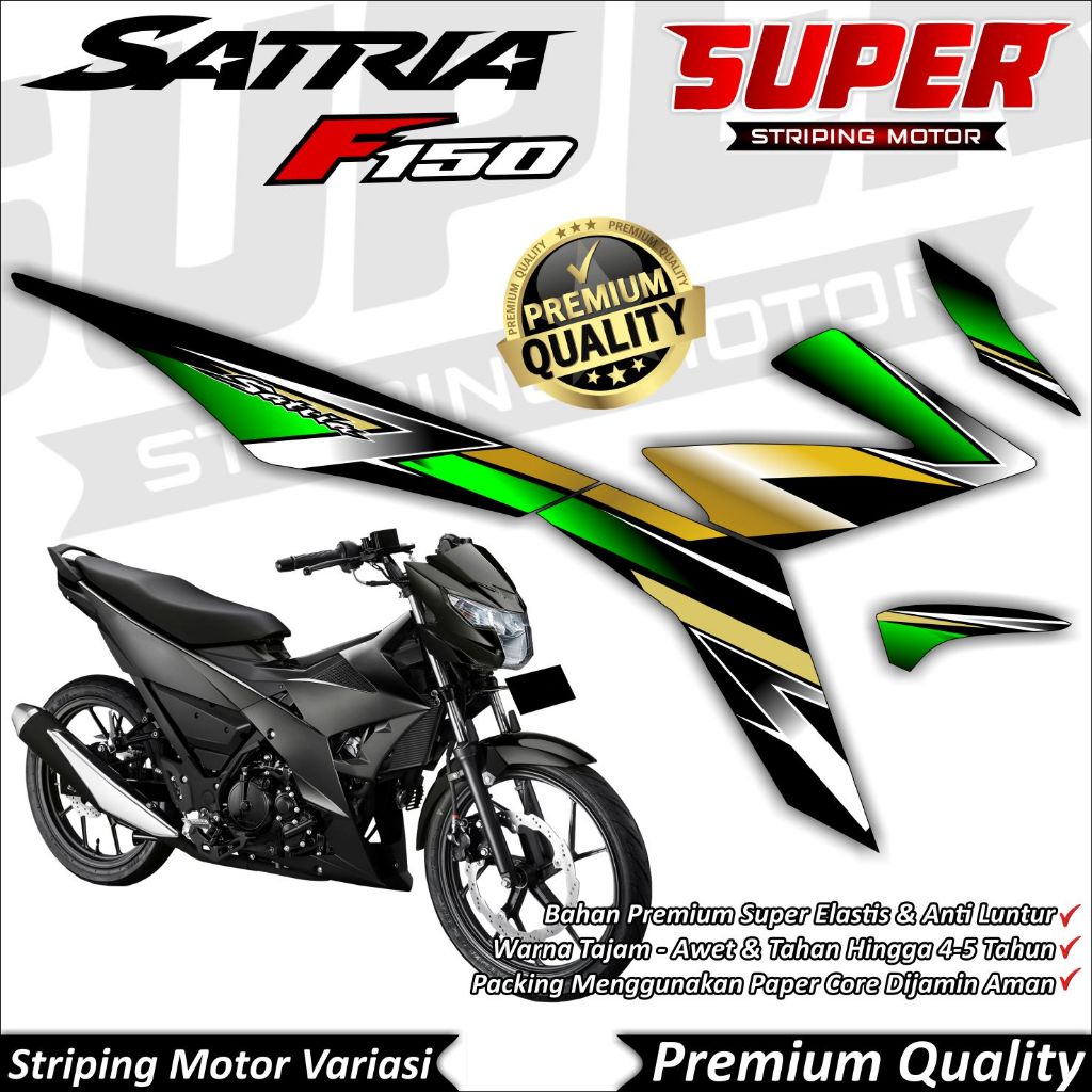 Stiker Satria Fu Fi Injeksi Anti Luntur keren Striping Satria Fu Fi Injeksi Striping Suzuki Satria F