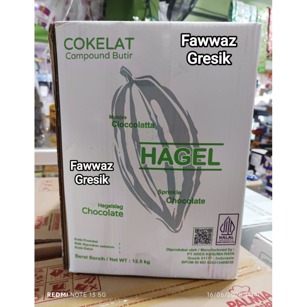 

MESES Meises Hagel Hijau Coklat Cokelat Compound Butir 1kg Murah Enak