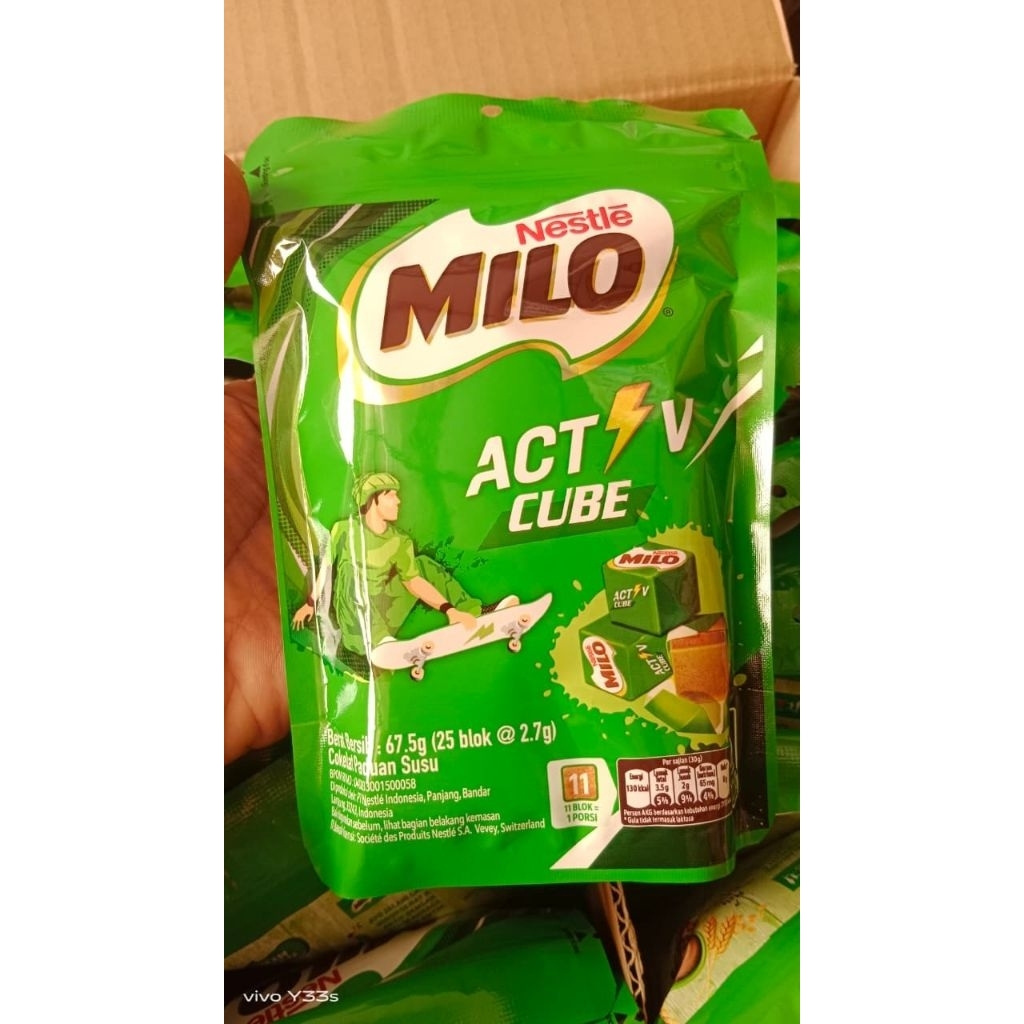 

Nestle Milo active cube 25pcs