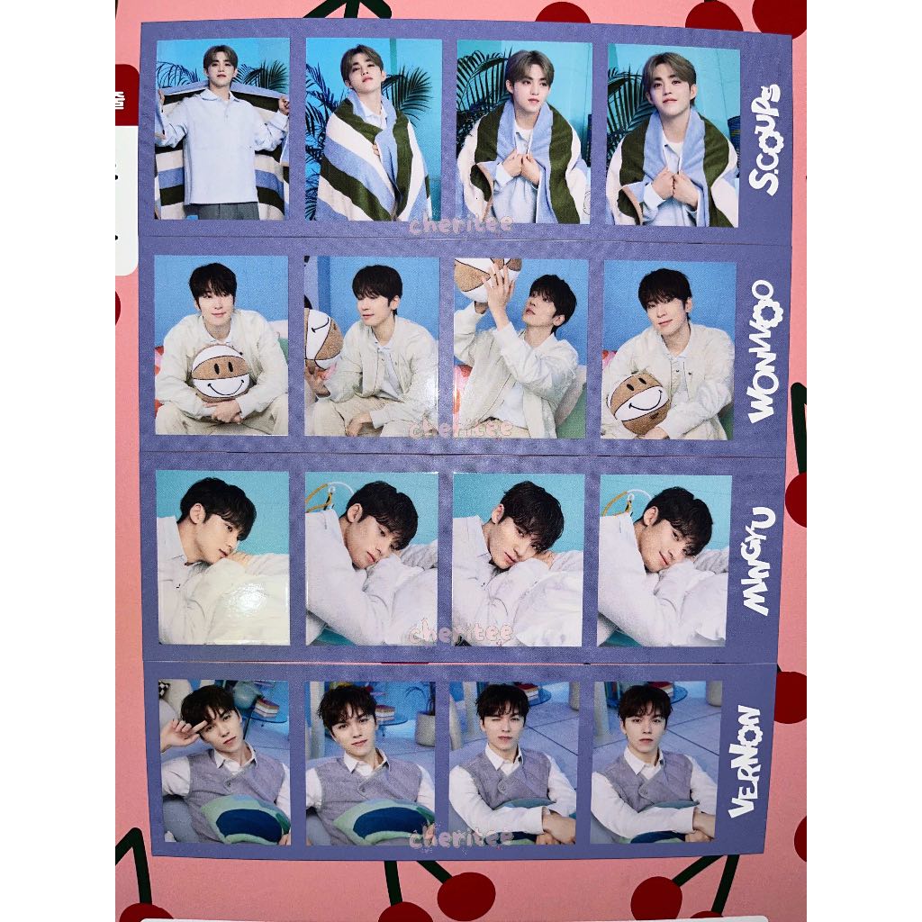 SEVENTEEN's HOME 2024 4 CUTS HIP-HOP UNIT SEVENTEEN SCOUPS WONWOO MINGYU VERNON