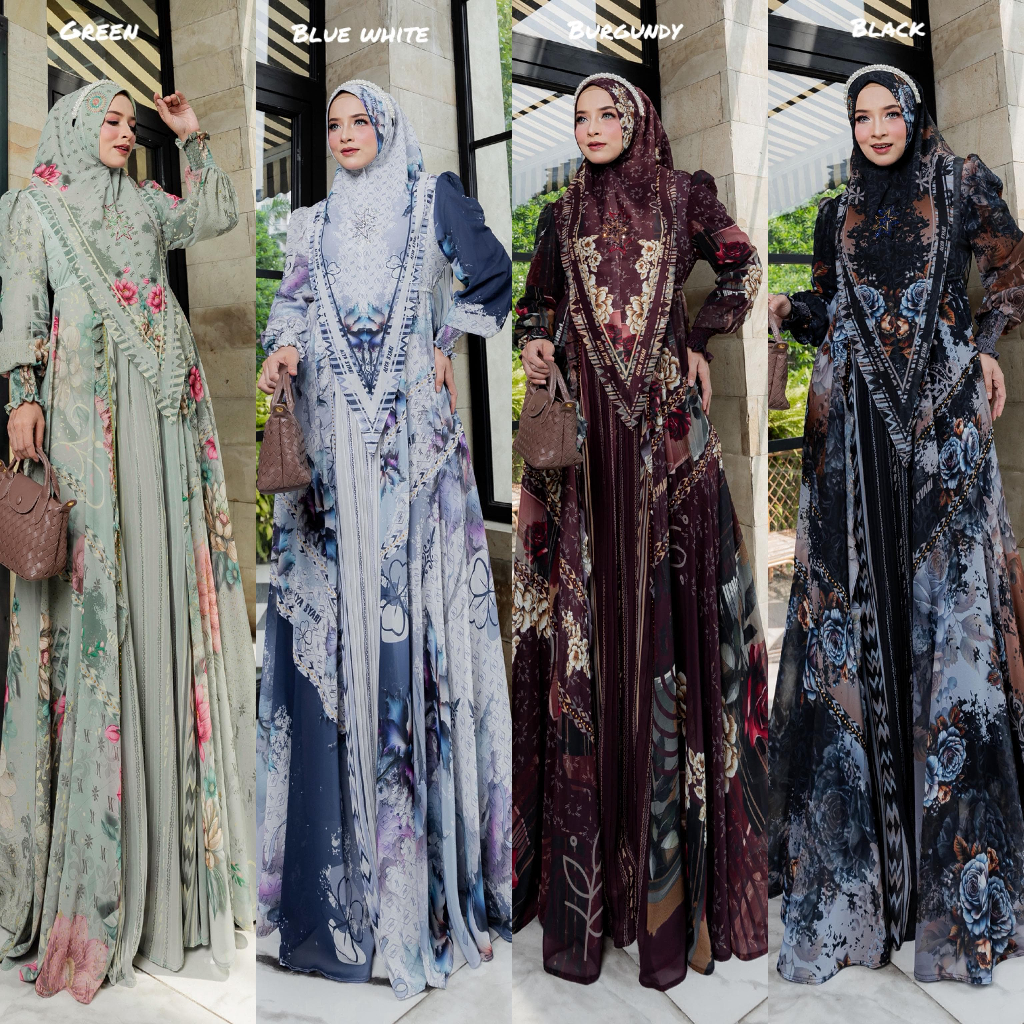 Zahira Series Set Gamis by Alya syar'i