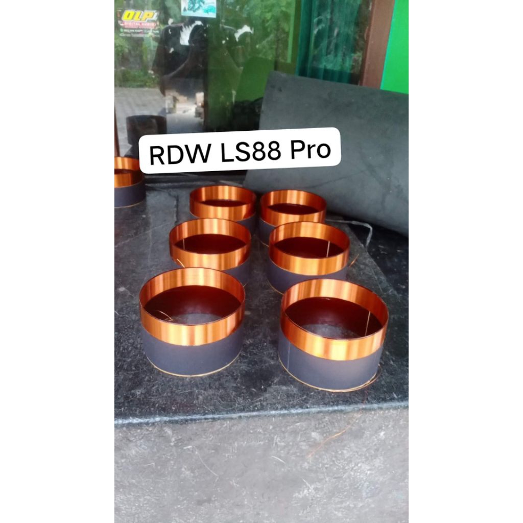 spoll speaker RDW LS88 PRO Coil 5"/125mm Spul Speaker RDW LS 88pro/ Ls88/ls88pro/Spul in out/speaker