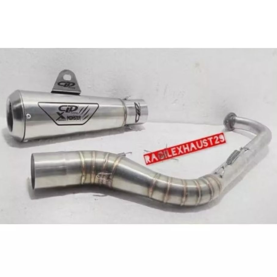 Knalpot CLD X MONSTER LASER Beat Karbu Beat fi Beat Karbu Scoopy fi Beat esp beat deluk beat new Gen