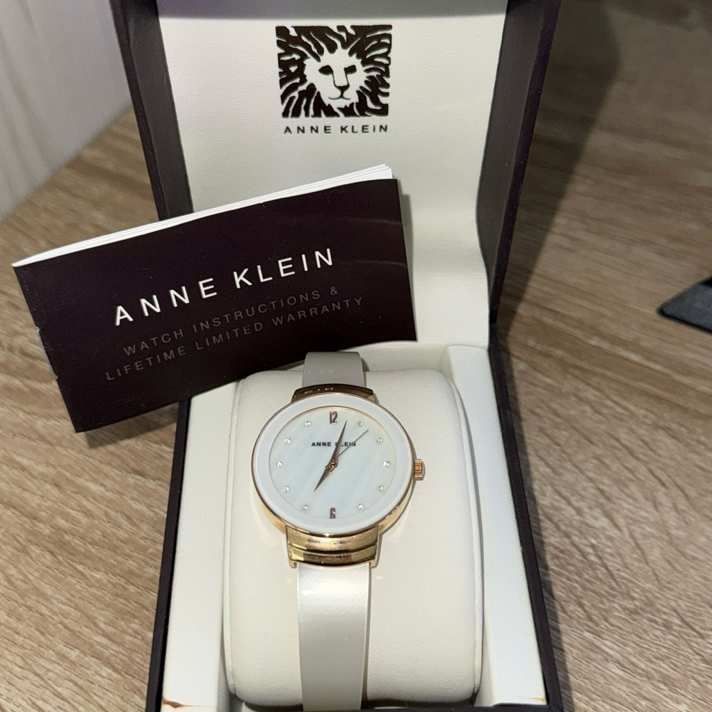 (PRELOVED) Jam Tangan Wanita Anne Klein Resin Dress Watch AK-3106WTRG