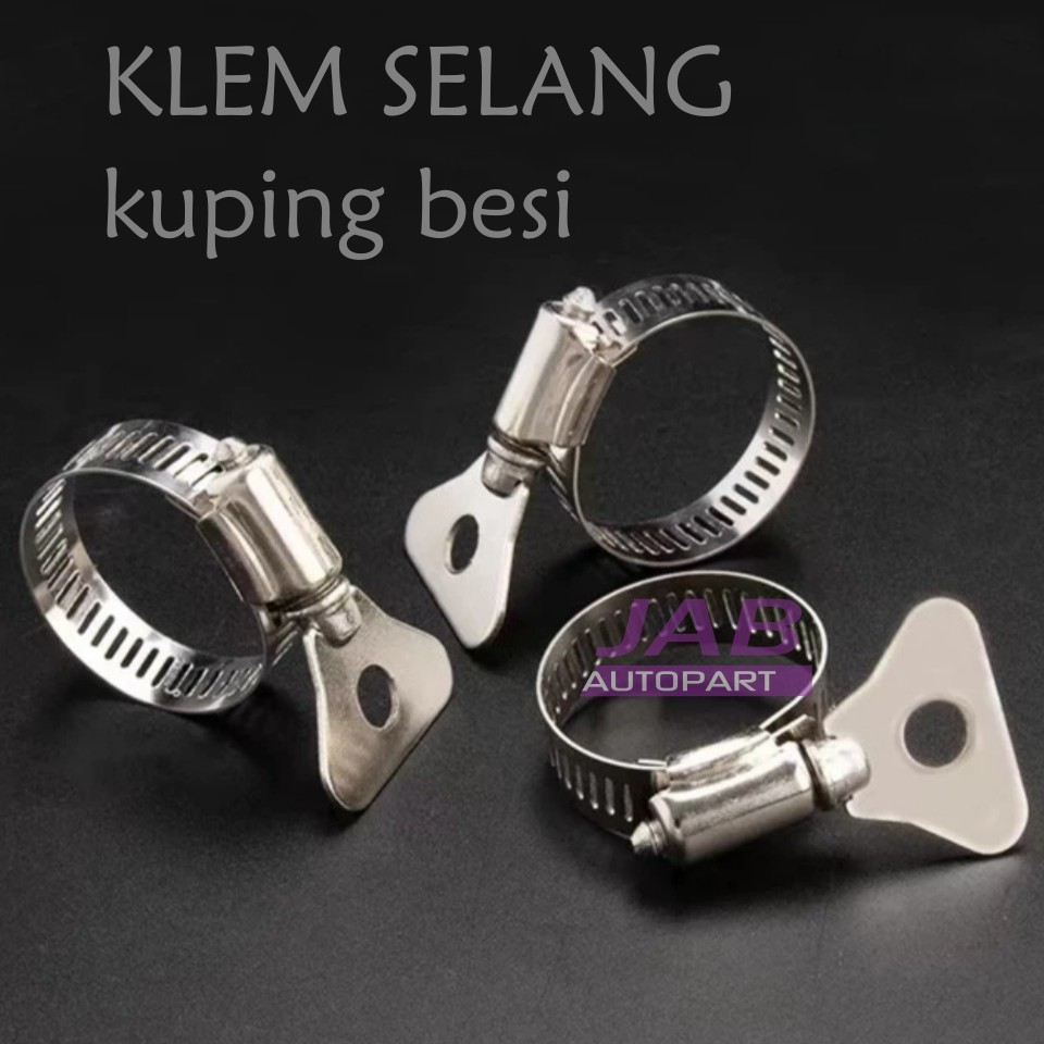 Klem KUPING PUTAR BESI 5/8" 1/2" 3/4" 7/8" 1" Inch