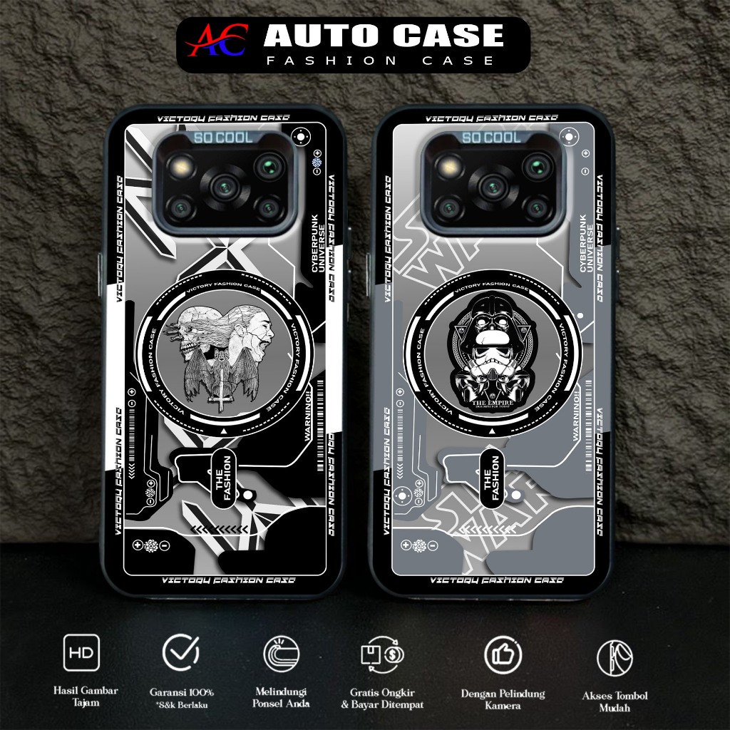 Premium Matte POCO X3 X3 NFC X3 PRO Motif MTRNL Hard Casing Hp Auto Case Case Socool IMD Softcase Hp