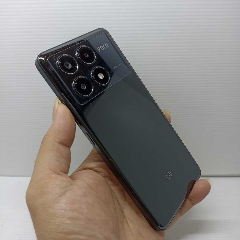 LIKE NEW XIAOMI POCO X6 PRO 5G 12/512 BLACK MULUS NO MINUS SIAP PAKAI MABAR