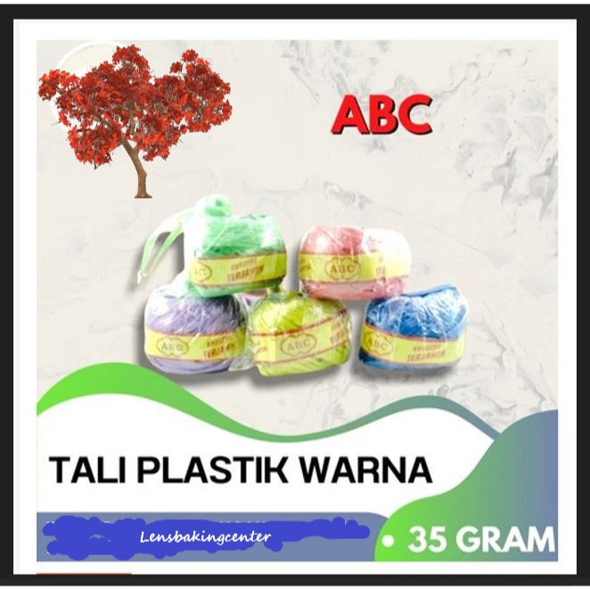 

Tali Rafia Plastik Warna Warni Cap ABC Kecil 35Gr 35 Gr 35Gram 35 Gram