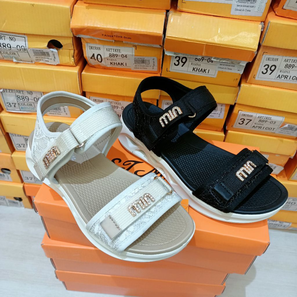 sepatu sandal wanita/sandal tali ST.MORITZ original matahari