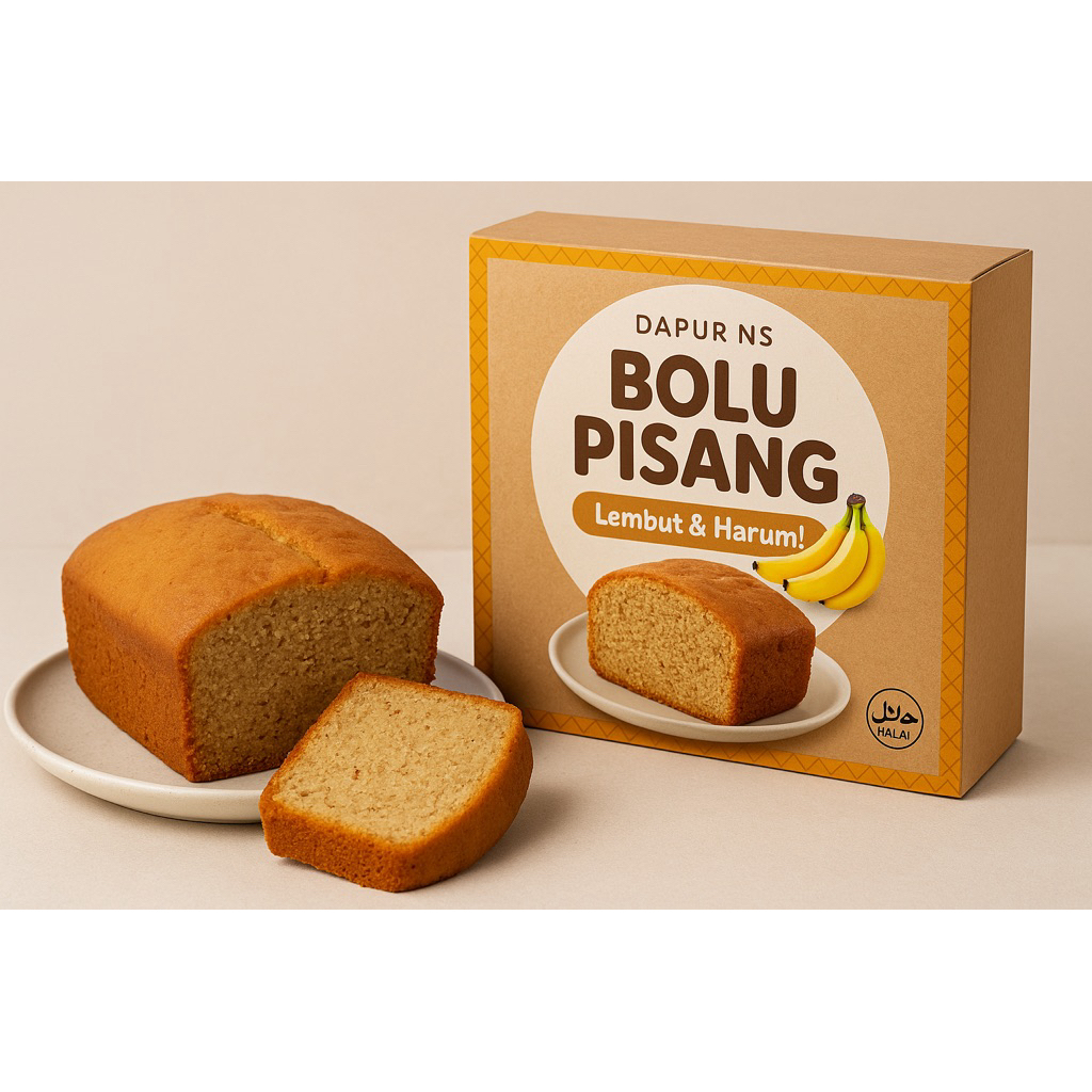 

Bolu Pisang Dapur NS