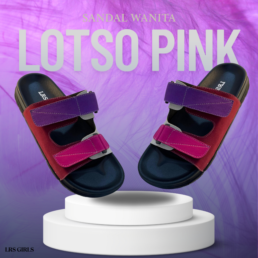 - Sandal Slop Wanita Lotso Pink Phylon Pink Sandal Slide Wanita