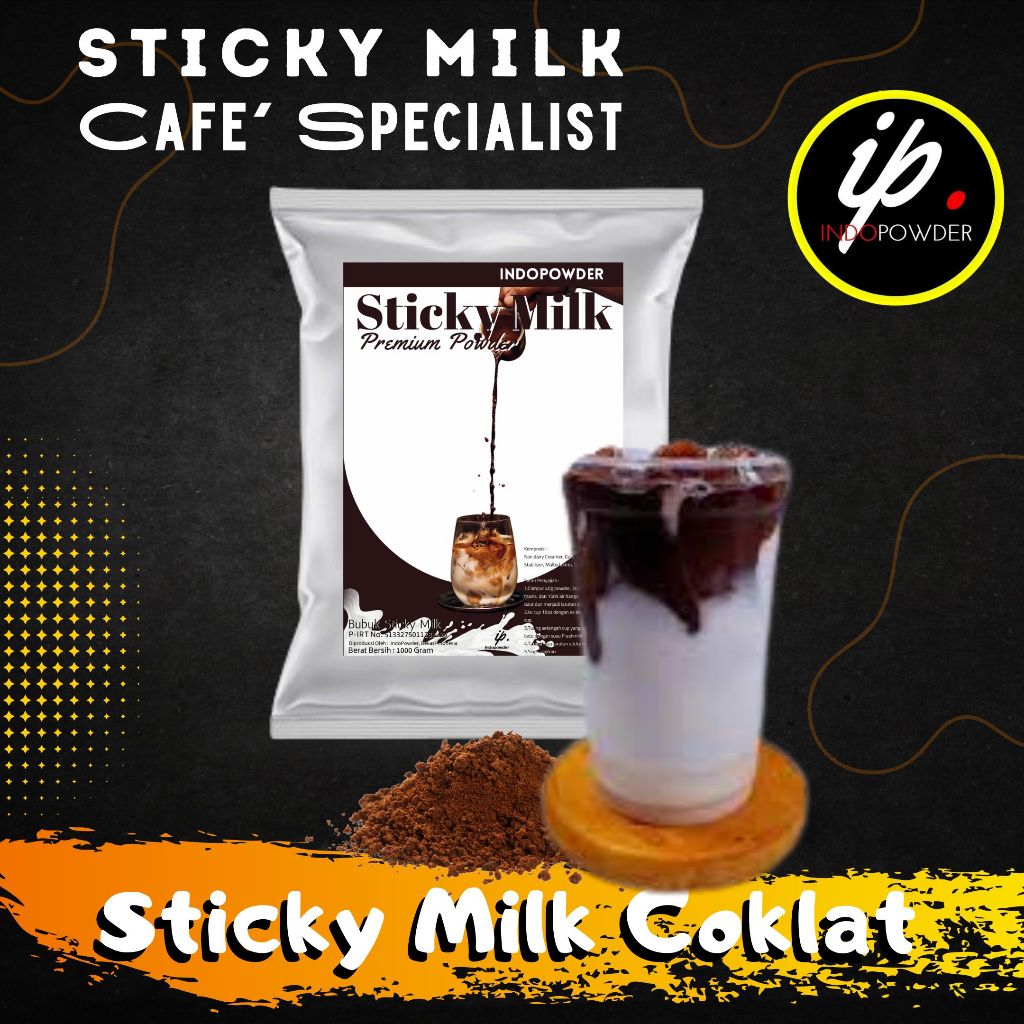 

IP Jakarta - Bubuk Minuman STICKY MILK COKLAT 1Kg Untuk Cafe, Waralaba dan Usaha Minuman