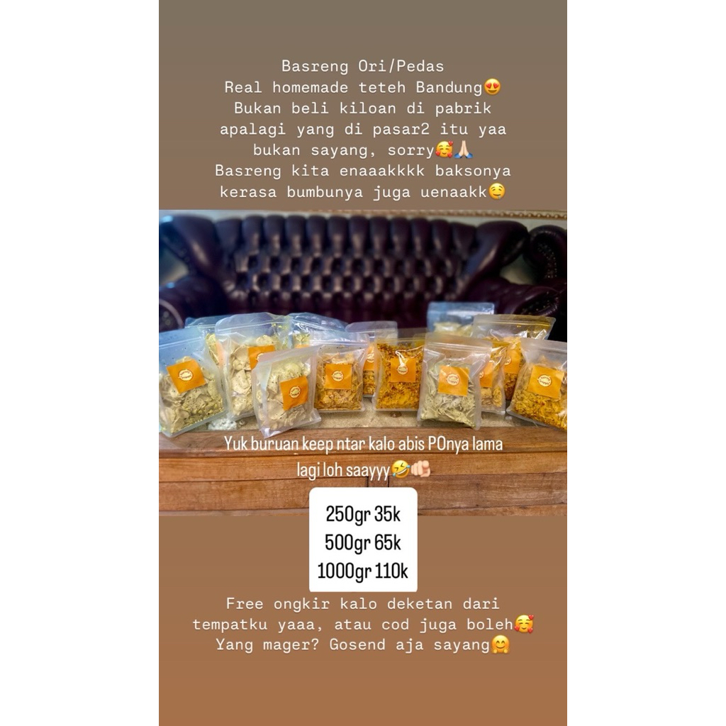 

Basreng Homemade & Mie Gulung