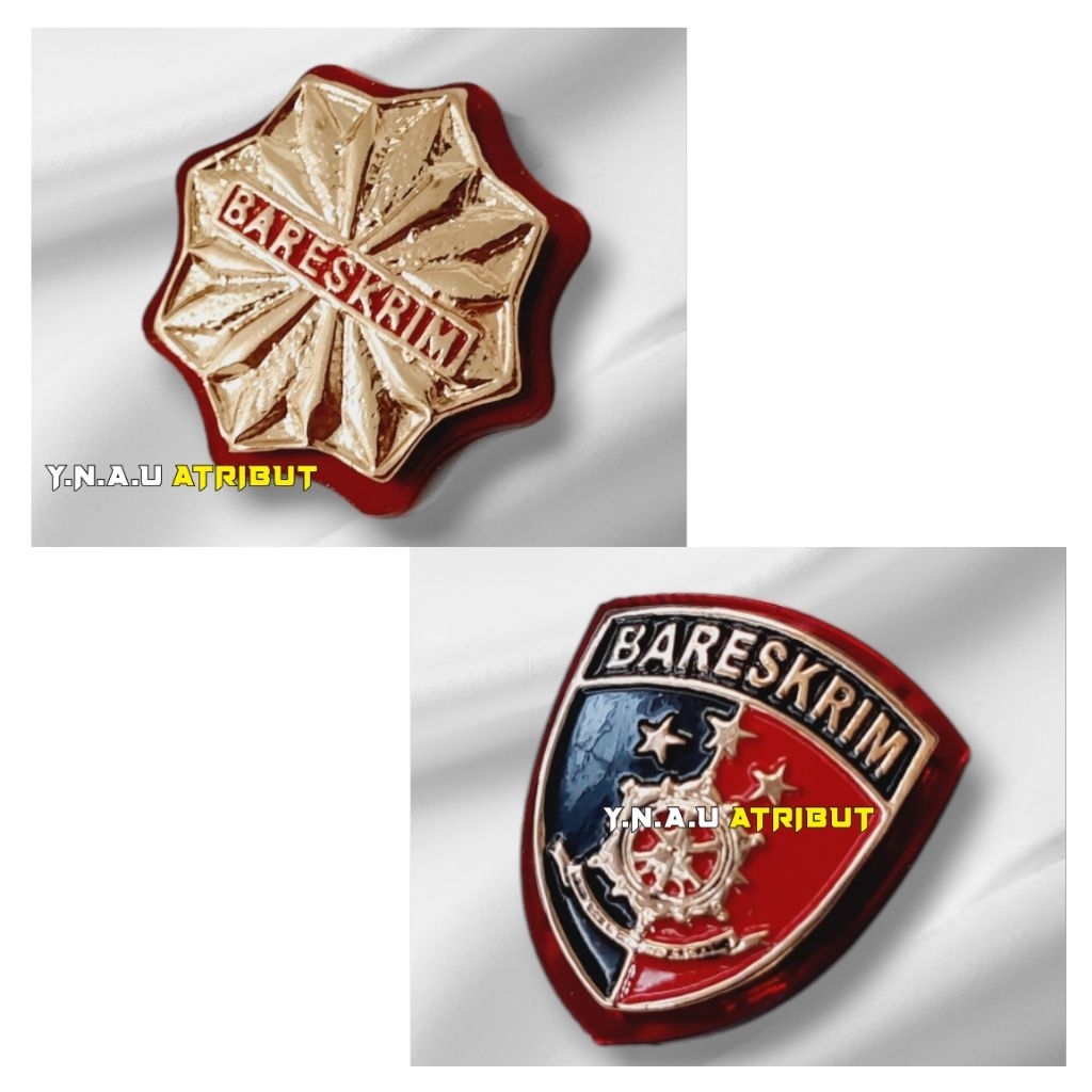 ATRIBUT POLRI / PIN BARESKRIM POLRI / RODA BARESKRIM POLRI