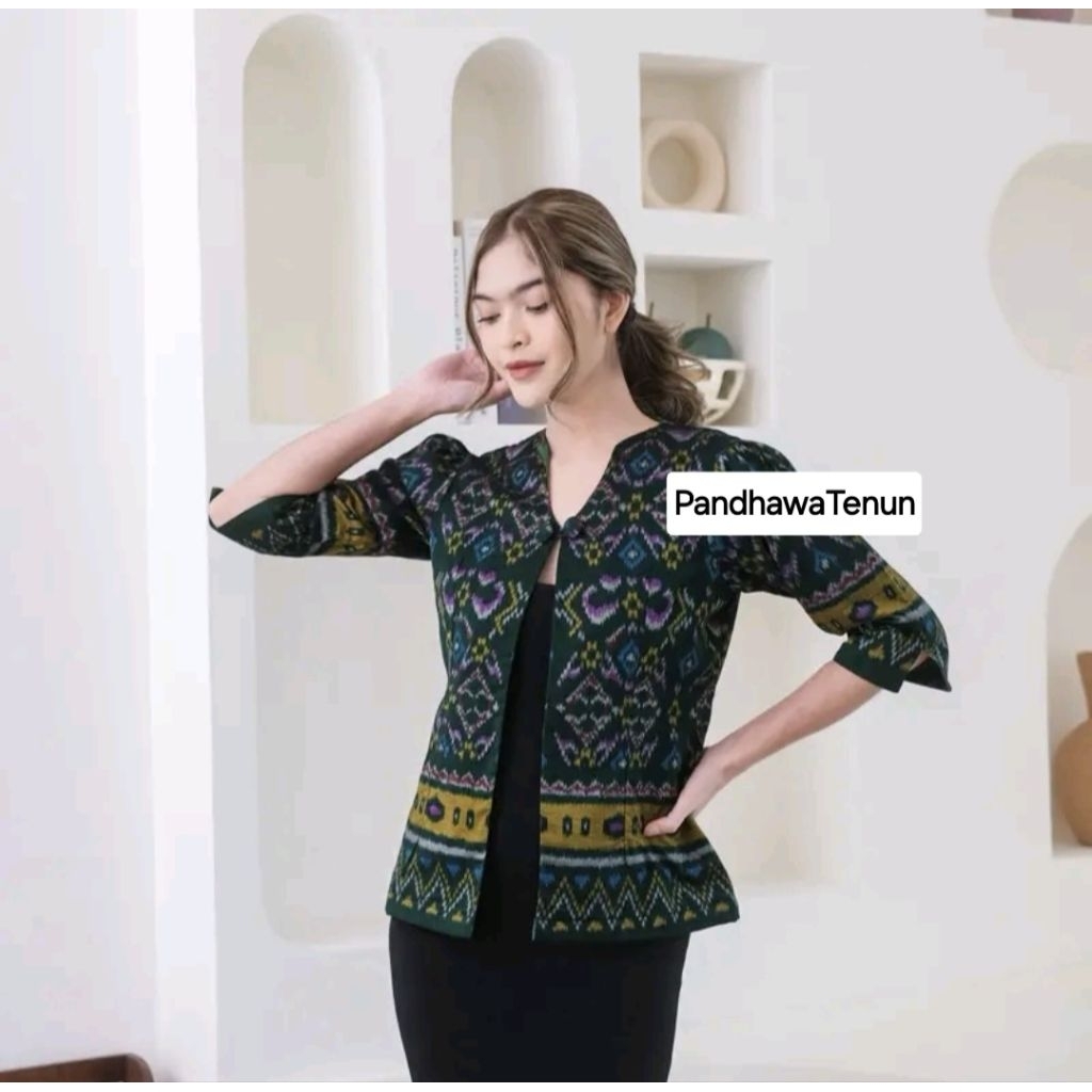 New Blazer Endek Csm Bali - Outer Seseh Bali - Outer Kerja Wanita