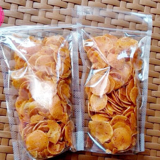 

Keripik Moring / Cimoring / Cimol Kering Pedas Morang Moreng Renyah Kekinian 80Gr
