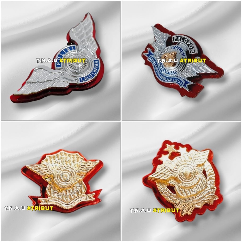 ATRIBUT POLRI / PIN PELOPOR LANTAS POLRI/WING LANTAS POLRI/PIN DIKJUR POLRI/PIN COMMUNITY LANTAS POL