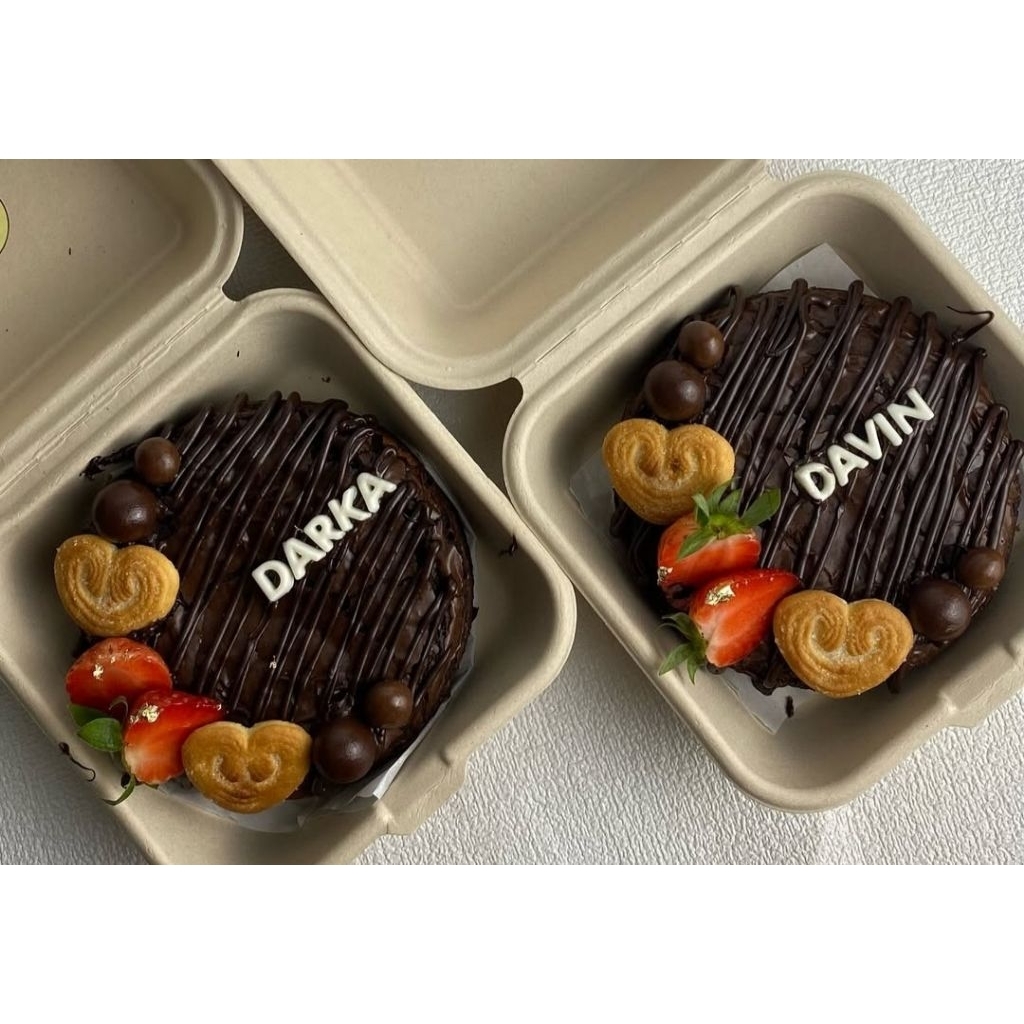 

Bento Brownies Custom Size 12cm (Instant Only)