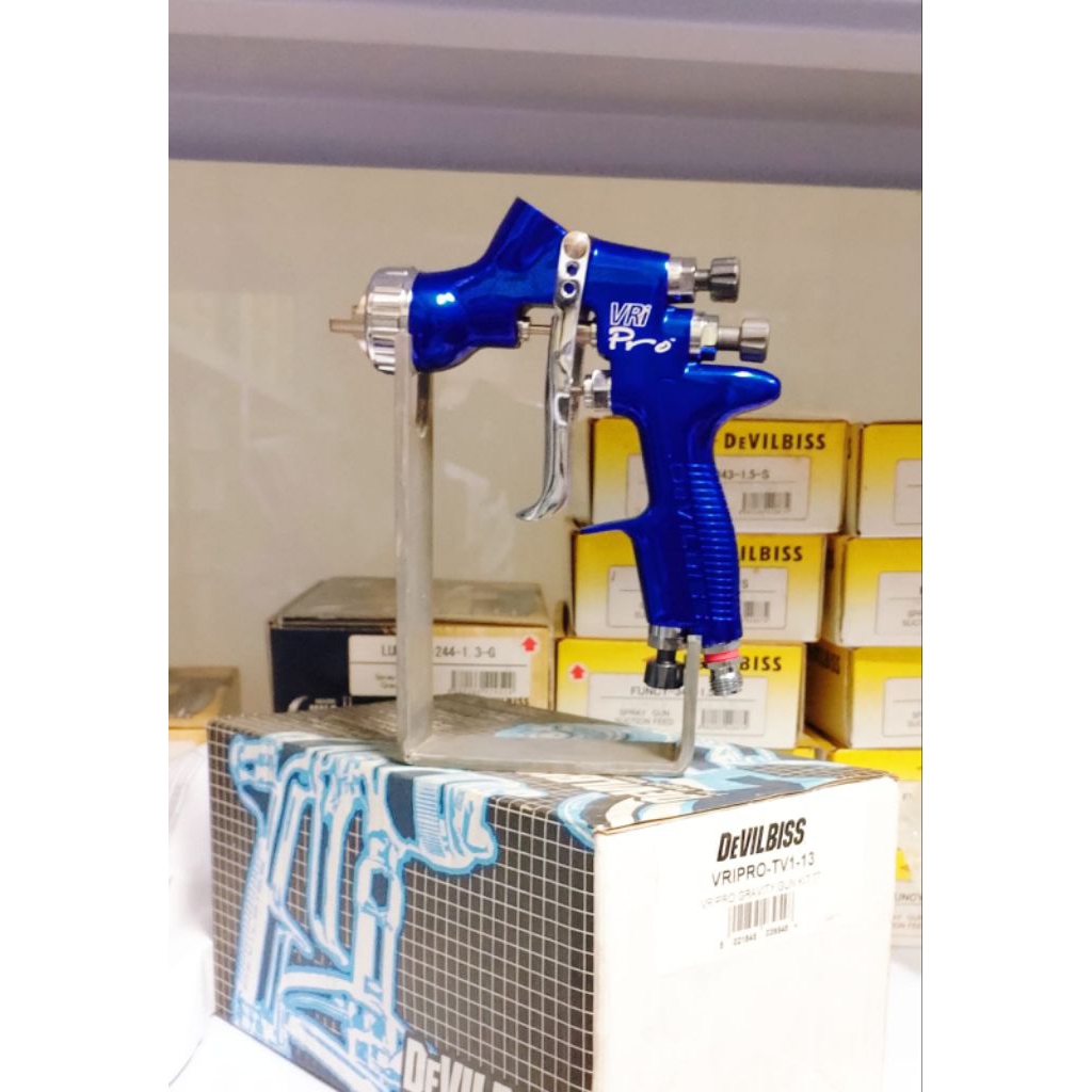 Spray Gun DeVilbiss VRIPRO Gravity Original Teknologi Tinggi untuk Hasil Finishing Sempurna
