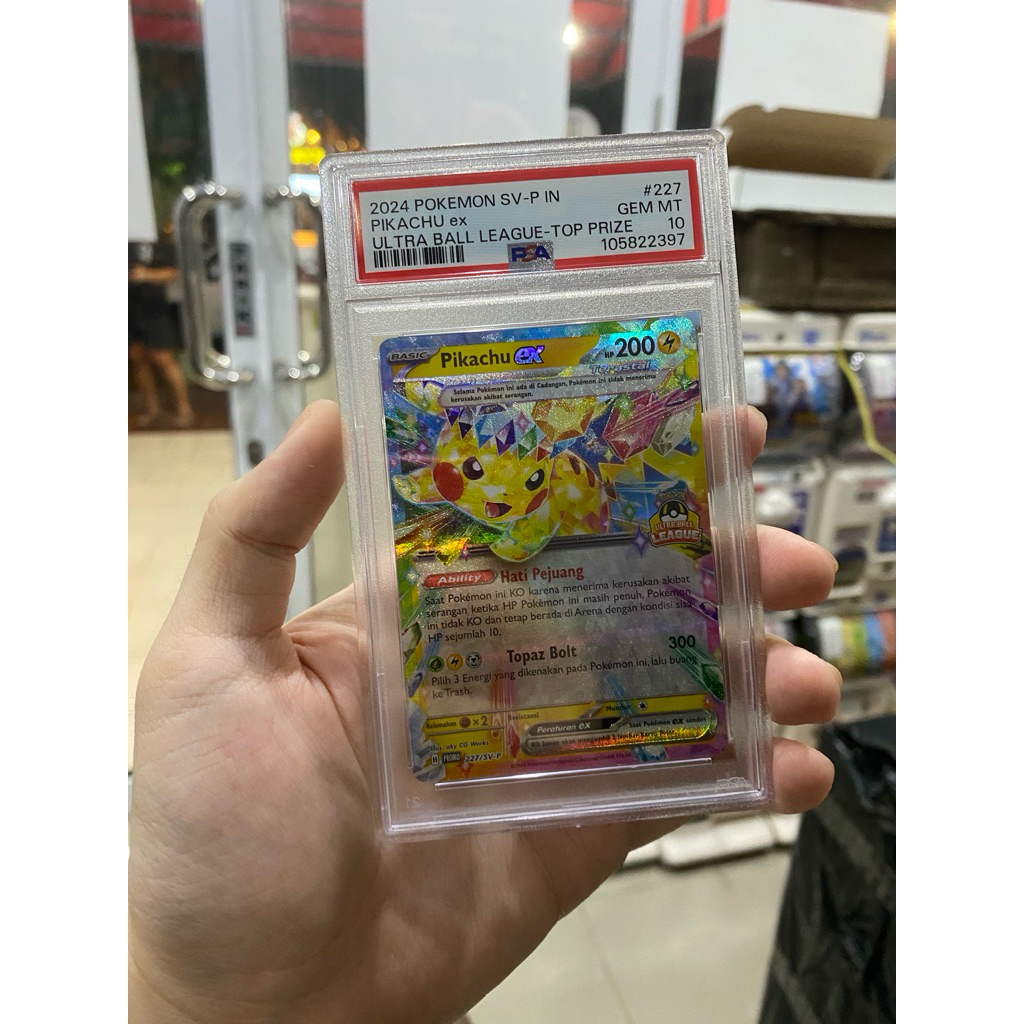 

PSA 10 Pikachu ex UBL Stamp Promo Indonesia Limited