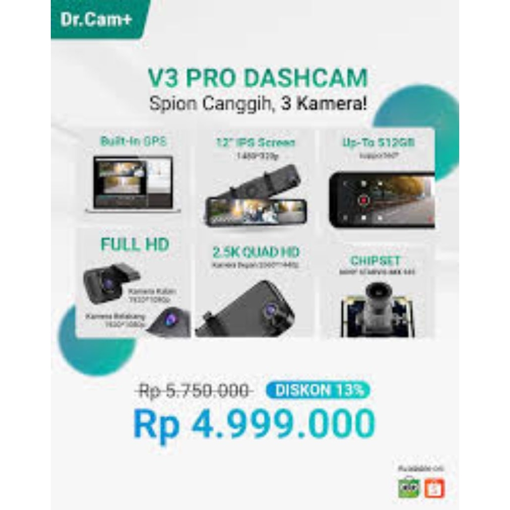 Dr.Cam+ Dashcam V3 Pro