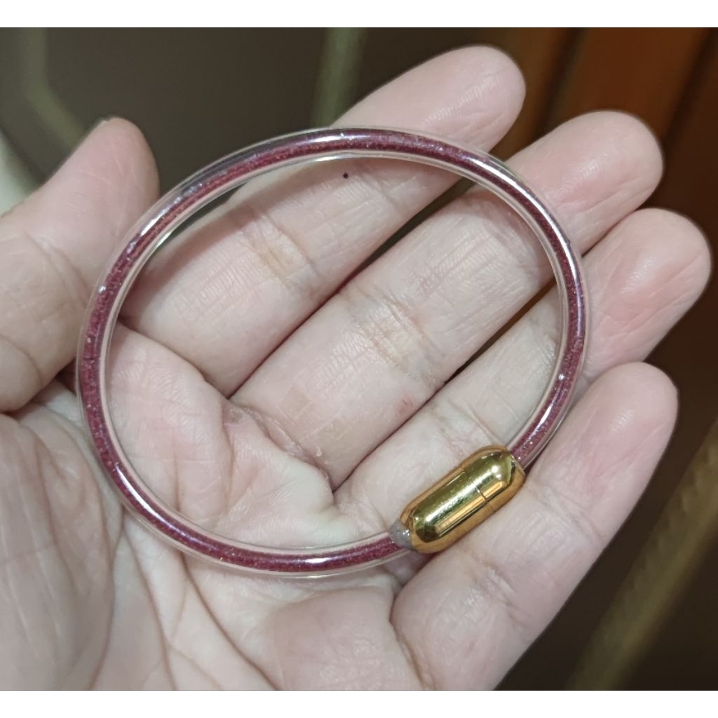 Gelang Powdered Cinabar magnet Natural Stone