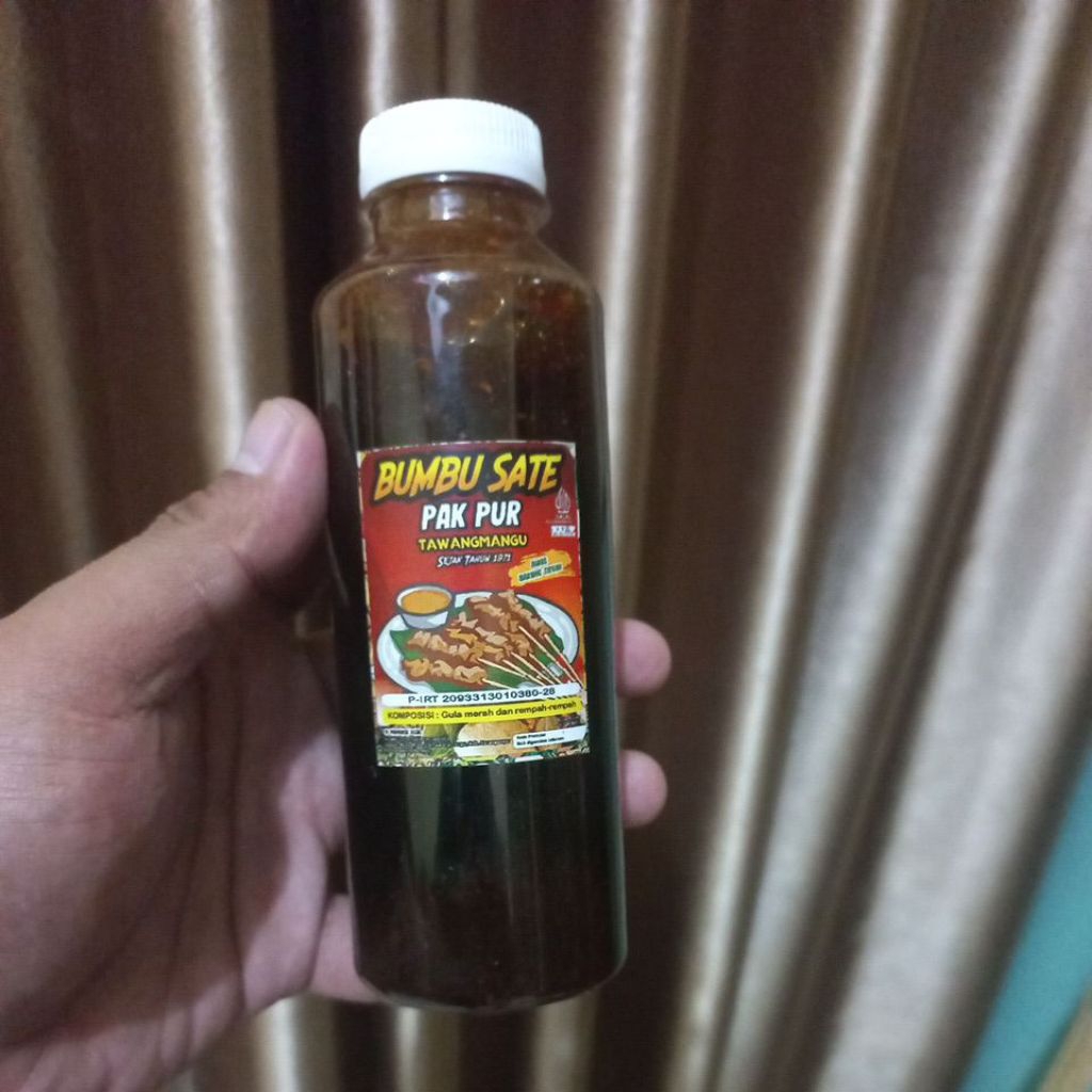 

Bumbu sate Pak Pur Tawangmangu Karanganyar Original 100%