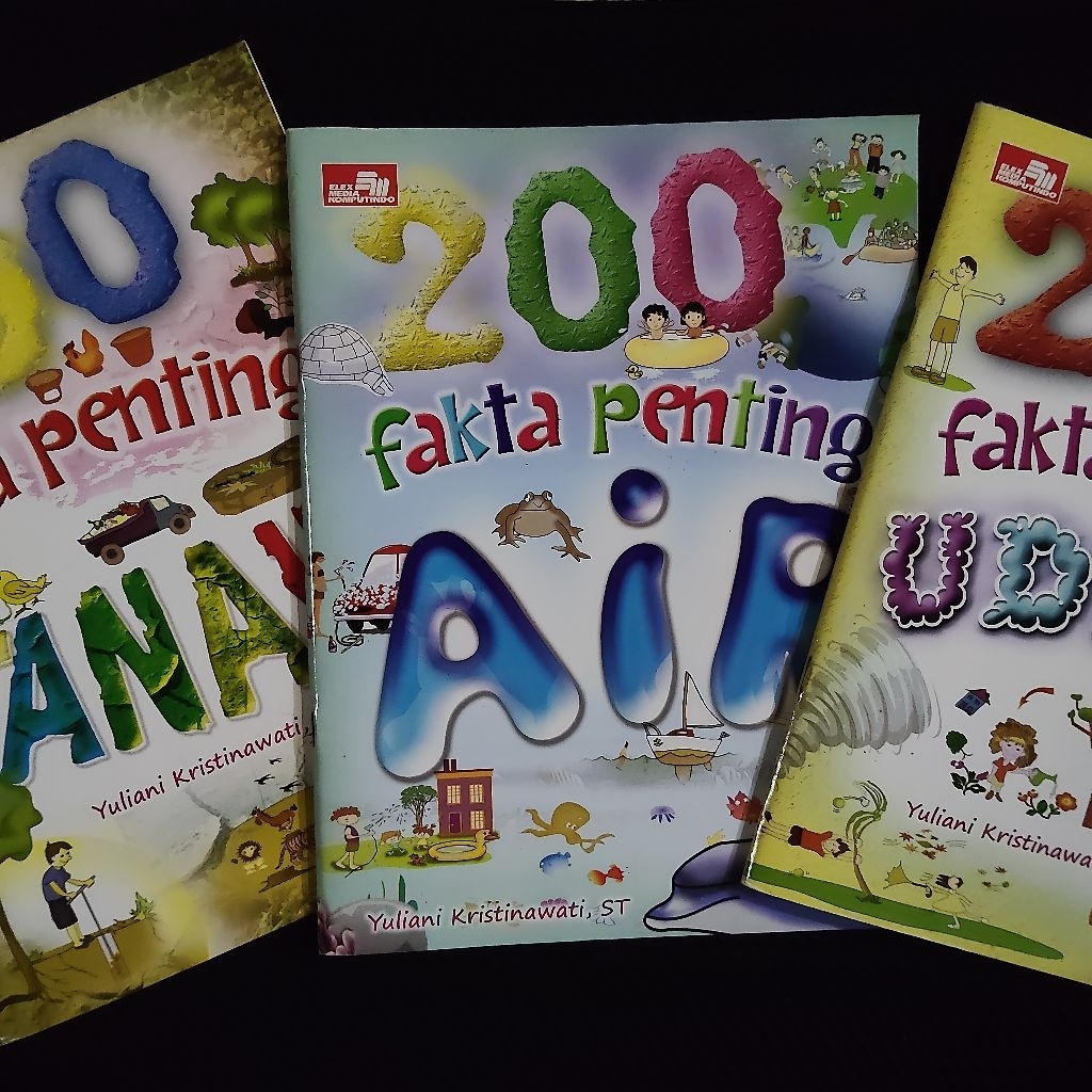 Buku Original • 200 Fakta Penting Air / Udara dan Fakta Penting Tanah