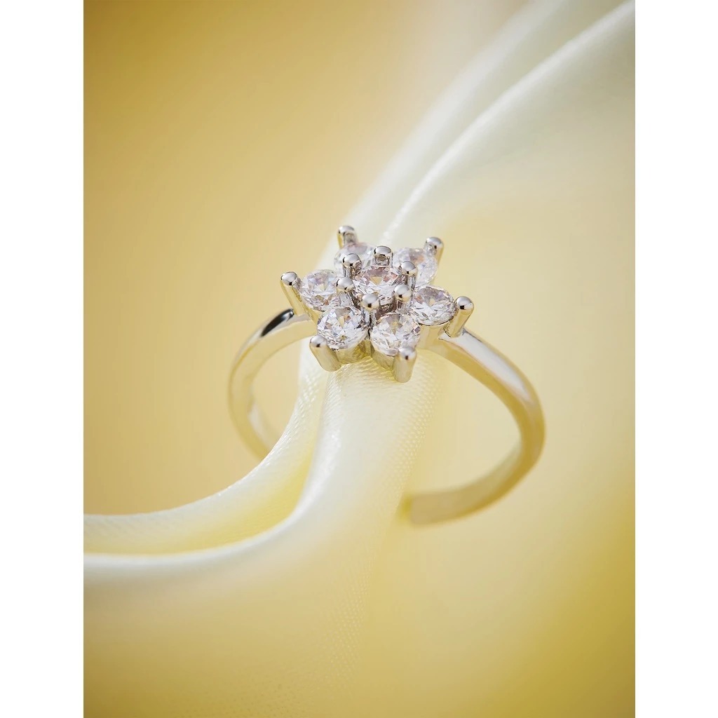 Cincin Titanium Anak Anak Emas Perempuan Laki Laki Insial Kupu Gambar Love Anti Karat Kecil Silver A