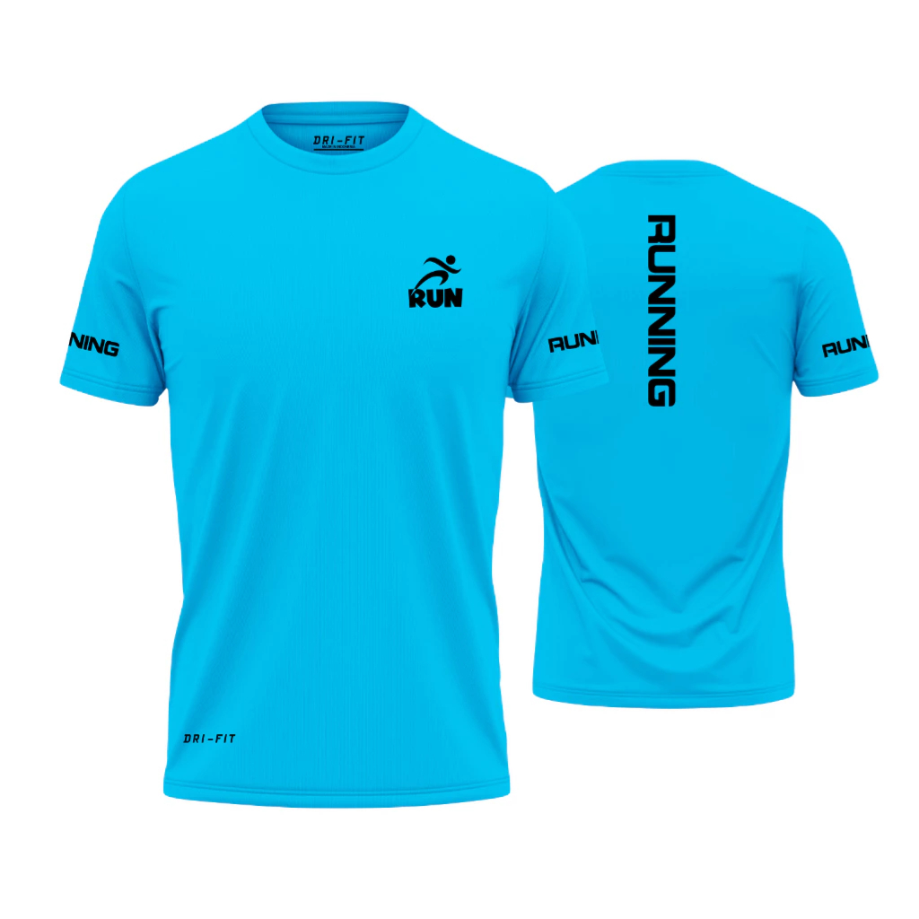 Kaos Olahraga Jersey Dry Fit Bulutangkis Tenis Pingpong Running Lari Pria Wanita