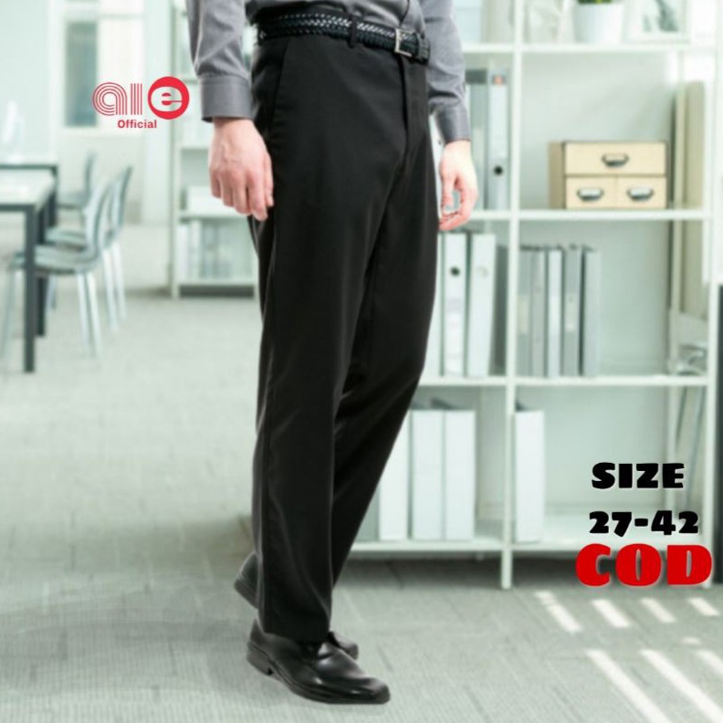 KODE F52X CELANA KERJA PRIA FORMAL KANTOR SIZE 27  42 BAHAN KAIN UKURAN JUMBO BIG SIZE REGULAR