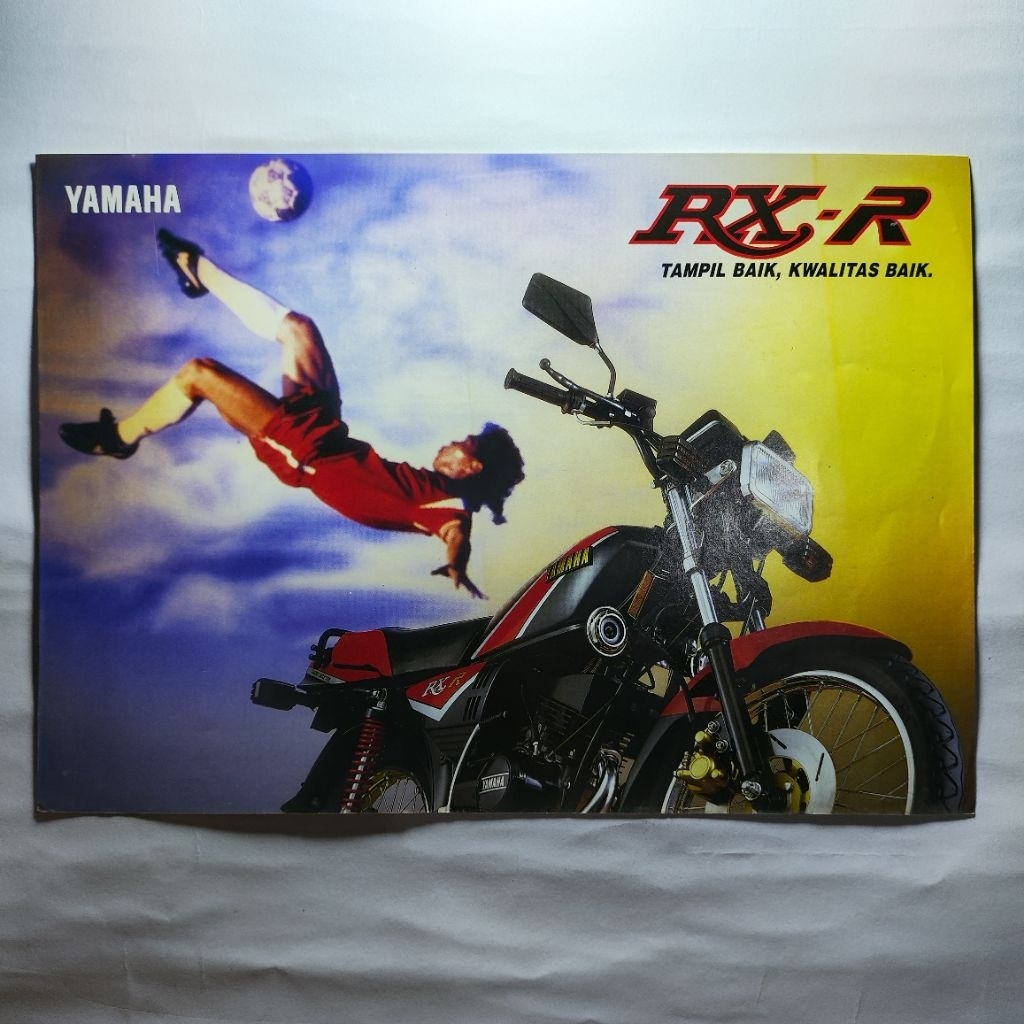 Brosur Flyer Leaflet Poster Jadul Lawas Yamaha RXR RX-R Tahun 1991