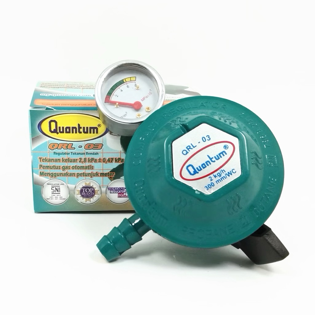 Regulator Gas Quantum QRL 03 Regulator Kompor gas LPG ORIGINAL QUANTUM