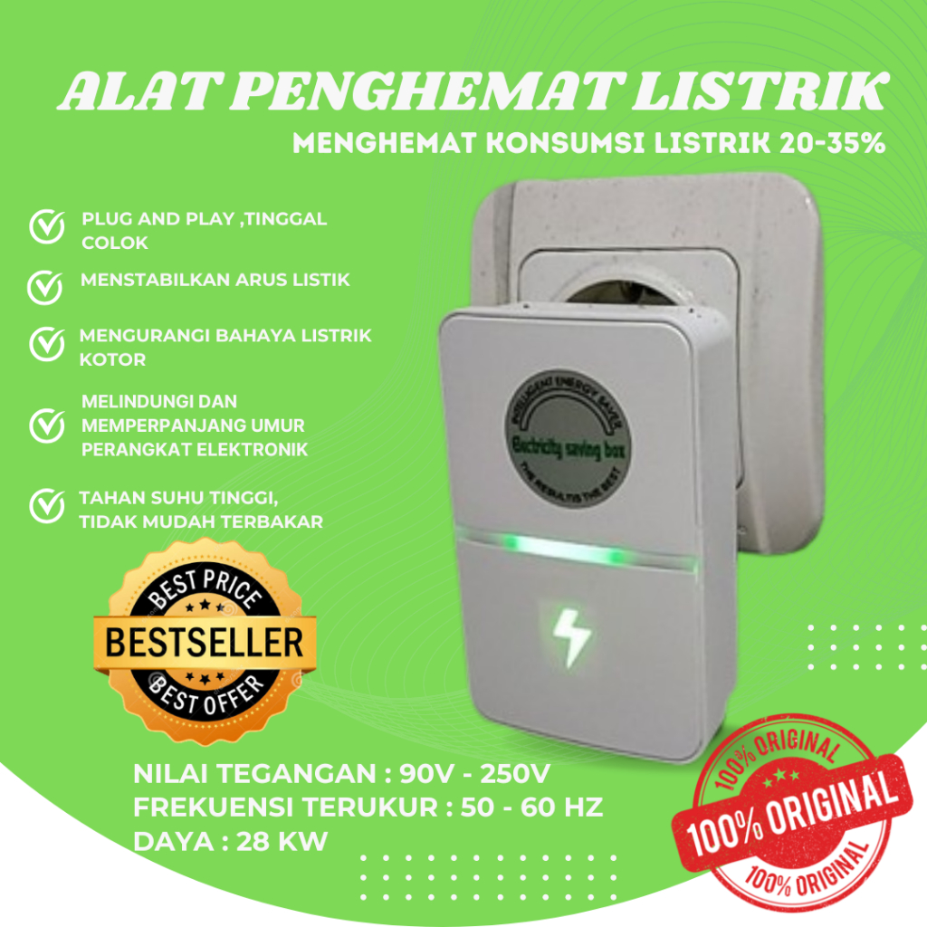 Stabilizer Listrik Alat Penghemat Listrik 900 Watt Stavolt Hemat Daya Stavol Listrik Stabiliser Box
