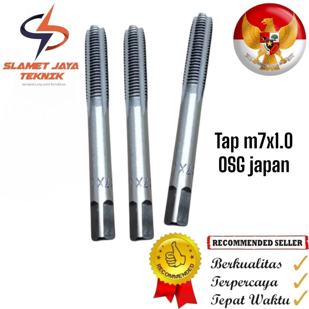 tap. hand tap. tap drat baut kunci 11 m7x1.0 OSG japan
