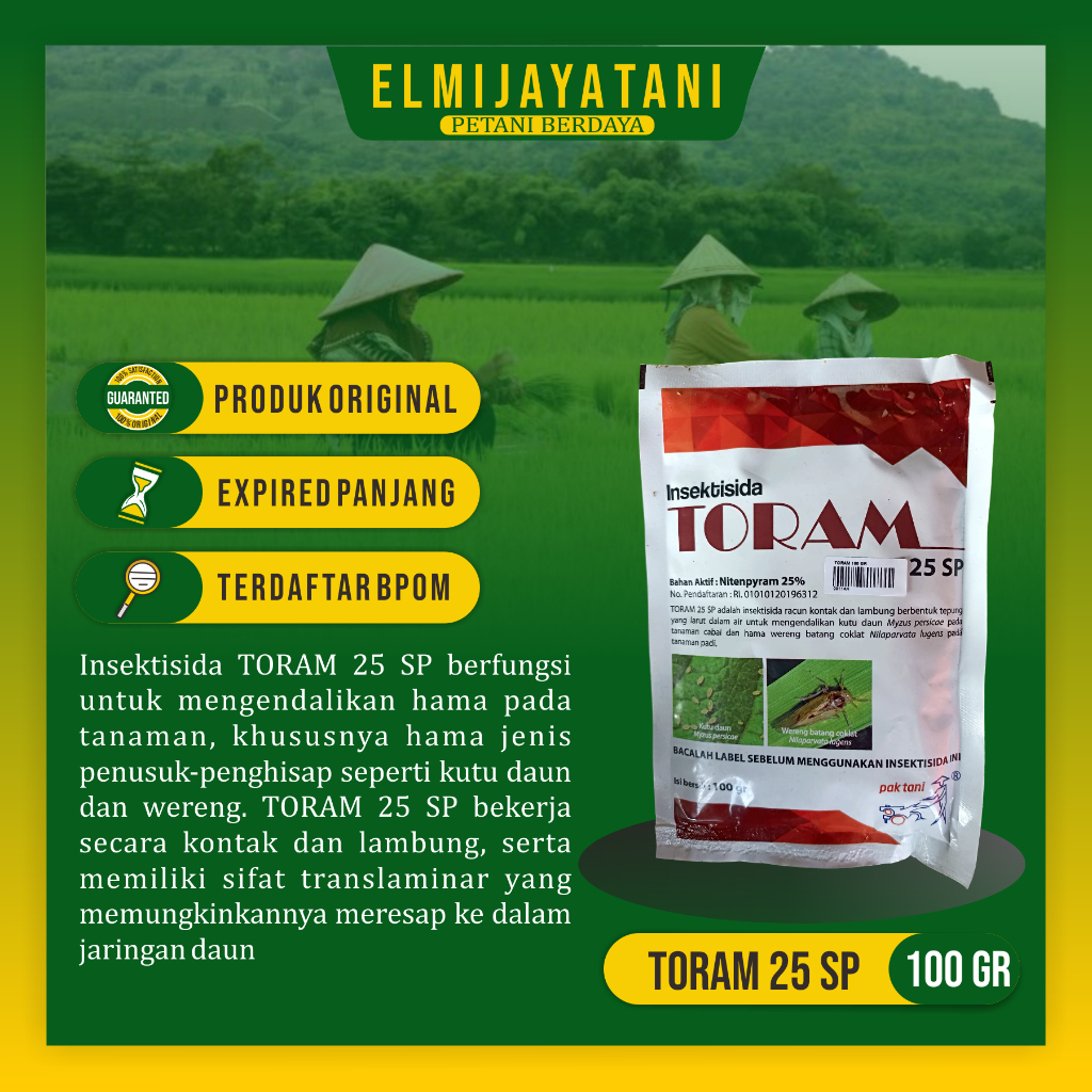 INSEKTISIDA TORAM 100 GR