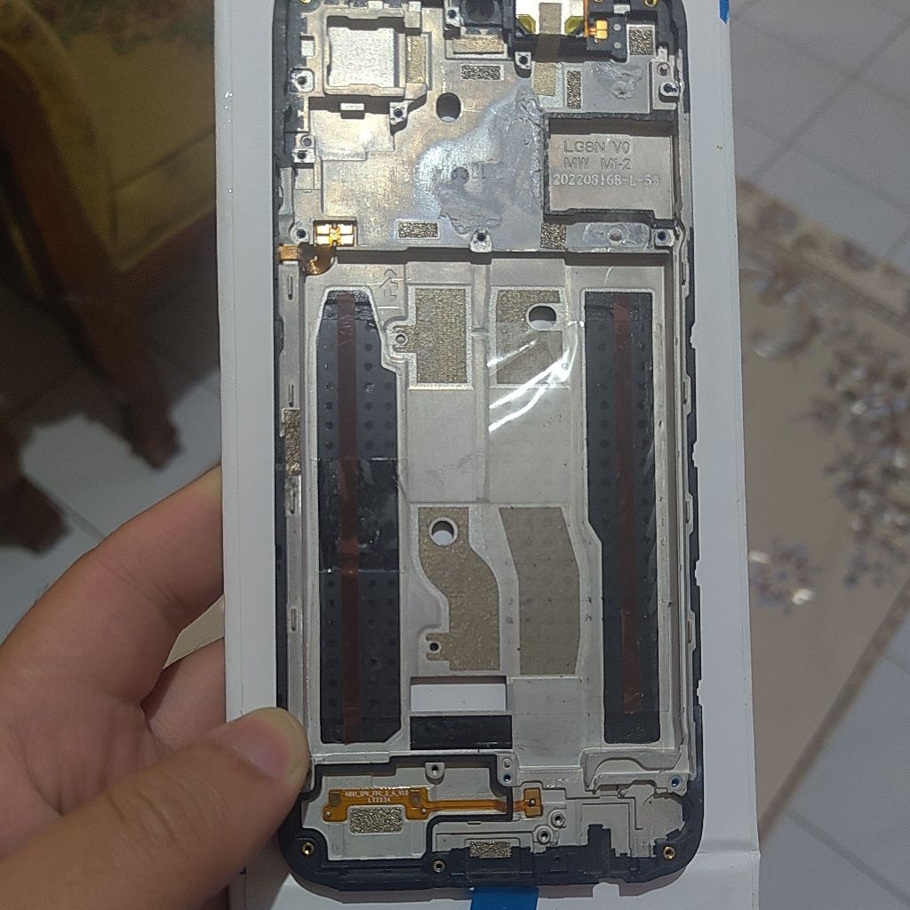 frame lcd tecno pova 4 pro original copotan