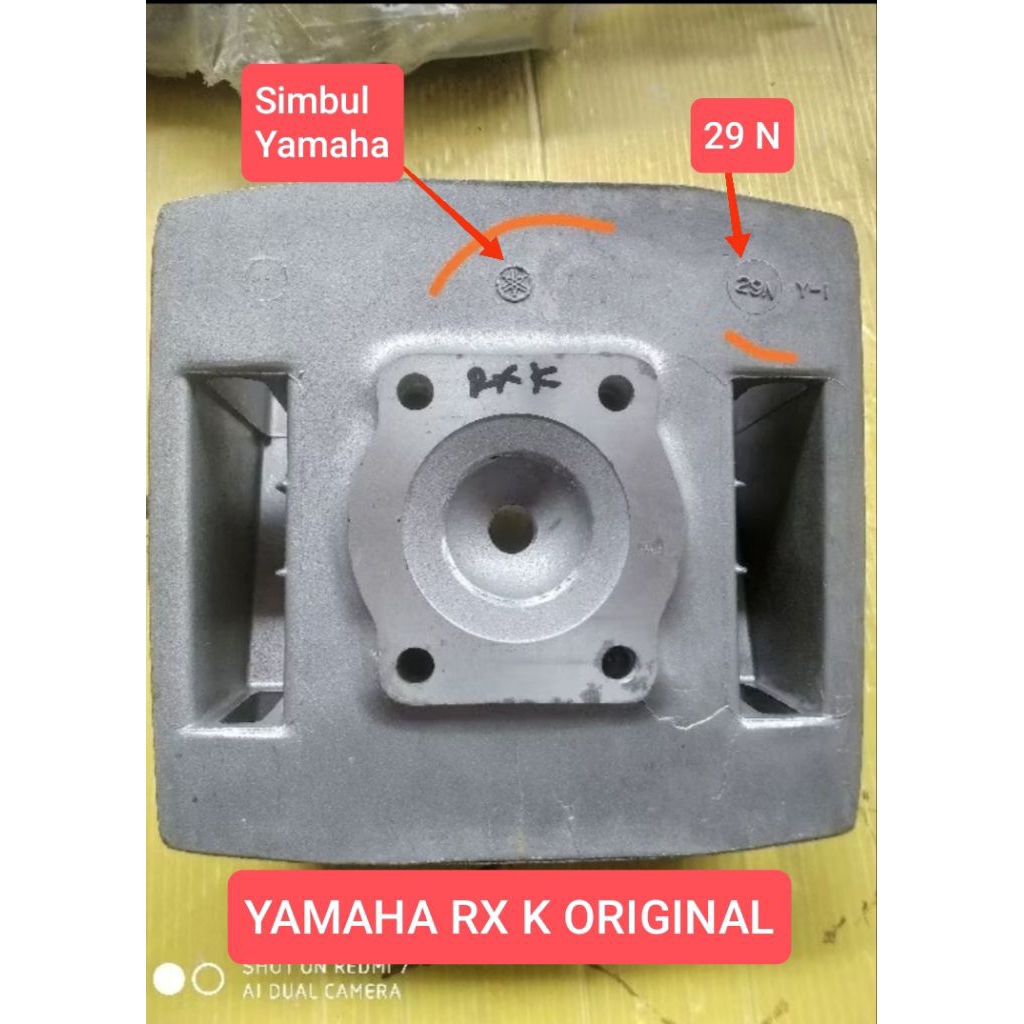 Cylinder CLynder head blok block boring piston Yamaha RX K RXK RX king RXK  2 9 N  Y 1