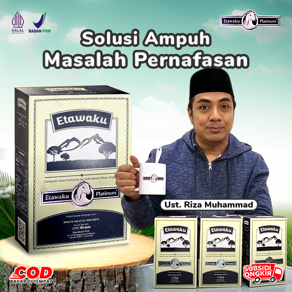 

ETAWAKU Platinum Susu Kambing Etawa Atasi Sesak Nafas Asma Nyeri Dada Original BPOM Asli