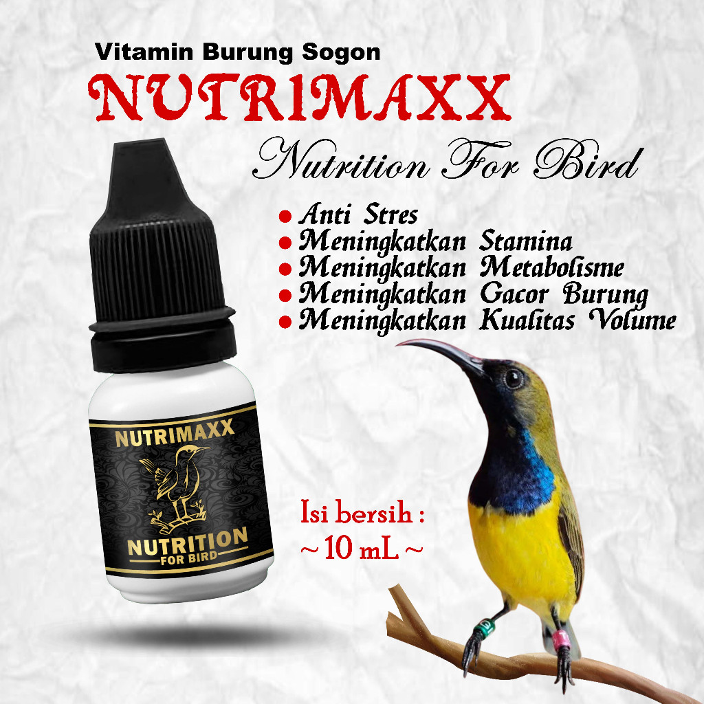 Nutrimaxx vitamin burung sogon sogok ontong