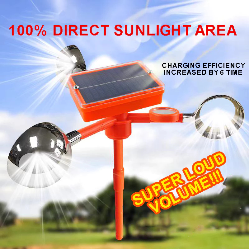 Alat pengusir burung tenaga surya alat pengusir burung cepat berlian besar alat pengusir burung tena